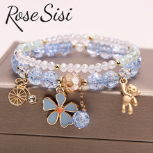 Rose sisi Korean Girl bracelet for women girl student cute small animal beaded bracelet decorative accessories jewelry for women