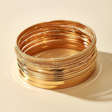 Tocona Punk Gold Color Bracelets for Women Trendy Alloy Metal Bangle Bohemian Jewelry Accessories Gift Wholesale 15165