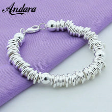 New Arrival 925 Silver Color Charm Bracelets Fine Jewelry Cuff Bangle For Women Men