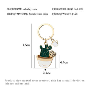 Cute Magic Cat Metal Cartoon Keychains Men Women Fashion Jewellery  Animals and plants Key Ring Creativity Car Pendant Key Chain