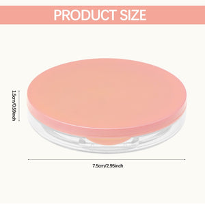 Portable Loose Powder Compact Container With Mirror Empty Reusable 5g Powder Case DIY Empty Travel containers Cosmetic Case