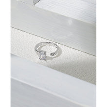 S'STEEL S925 Sterling Silver Zircon Minimalist Open Ring Gift For Women Personalized Engagement 2022 Trend Korean Fine Jewellery