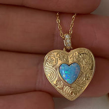 Unique Stella Heart Locket Necklace Women's Alloy Jewellery Exquisite Woman's Necklace Party Holiday Gift Wholesale Bulk