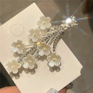 Top Daisy Rhinestone Hairpin Hair Clips for Women Korean Fashion Fairy Summer 2022 New Flower Side Clip y2k Hair Accessories