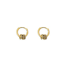 2022 Vintage Gold Color Metal Ball Hoop Earrings Korean Style Hollow Out Statement Earrings for Women Fashion Party Jewelry