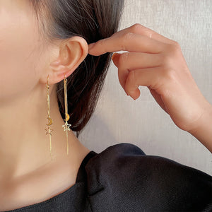 2022 Trend Korean Style Romantic Dangle Earrings Cute Women's Geometric Heart Earrings Punk Jewellery Party Unusual Earring Gift