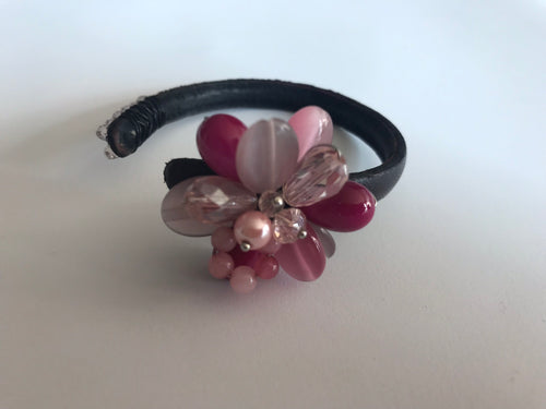 Meranda Bracelet - Pink beads