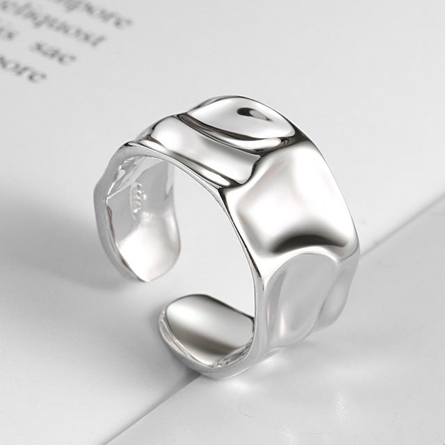 Korean Style Lover Massive Ring For Man Women Elegant Jewelry Valentine's Day Gift Wedding 2021 Trend
