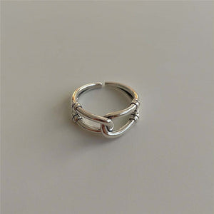 Korean Style Lover Massive Ring For Man Women Elegant Jewelry Valentine&#39;s Day Gift Wedding 2021 Trend
