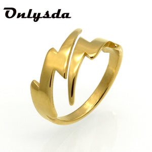 Rings 2022 Trend Korean Lover Lightning Anel For Man Women Jewelry Couple Christmas Gift on march 8 Anillos de Matrimonio