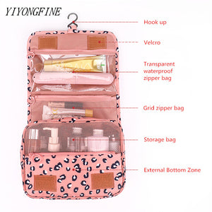 Hook Makeup Bags Women Travel Cosmetic Wash Pouch Waterproof Toiletries Storage Bag Ladies Neceser Make Up Organizer Beauty Bag