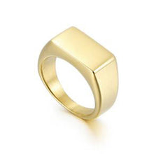 2022 New Korean Fashion Niche Design Minimalism Creative Stainless Steel Ring Laser Lettering Birthday Gift For Men And Women
